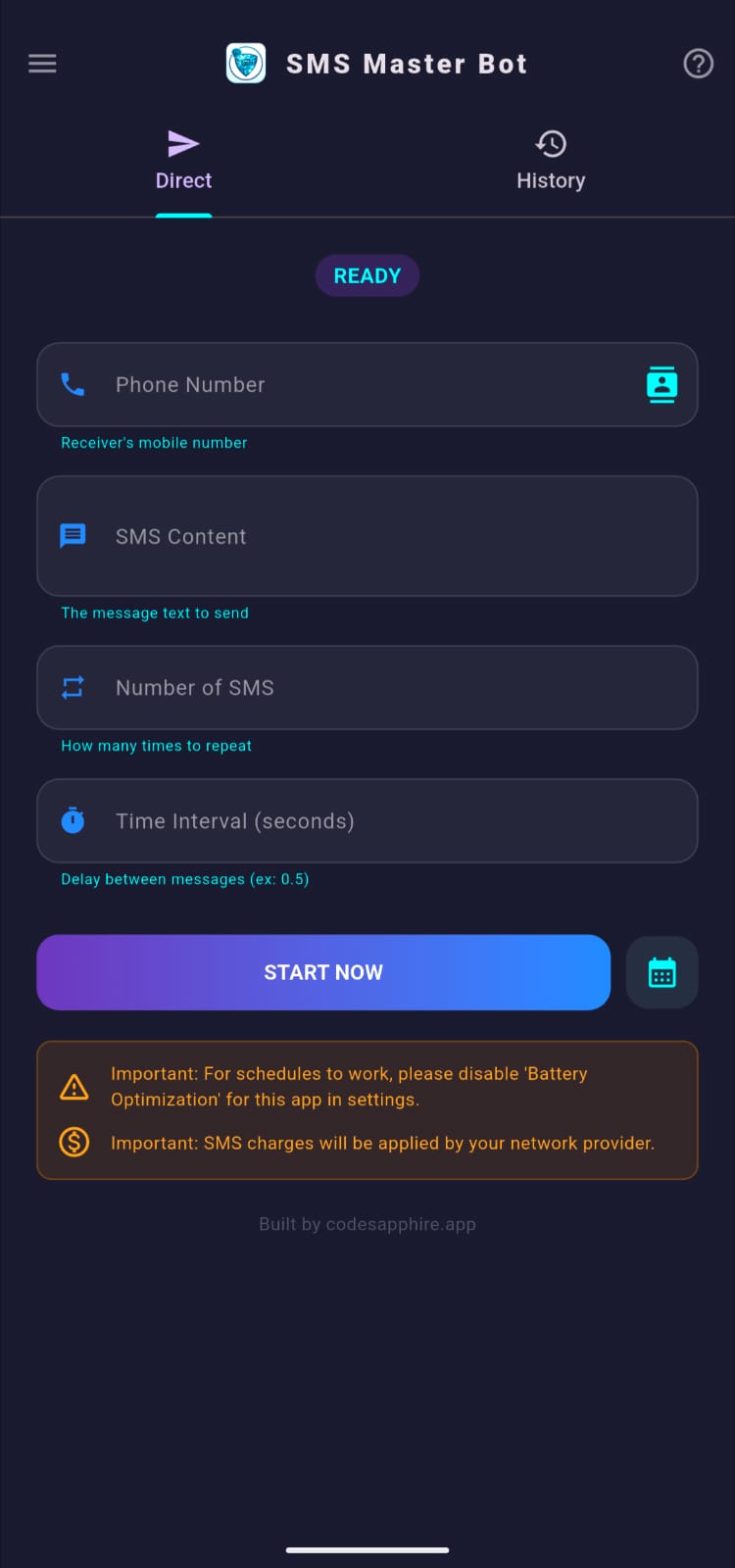 SMS Master Bot Showcase